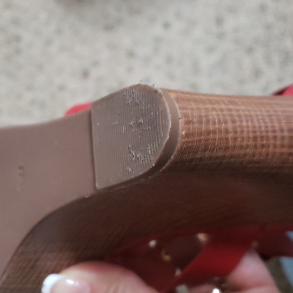 Guess, Sandal 👡, Size 8.5, Color Red. - Picture 6 of 9